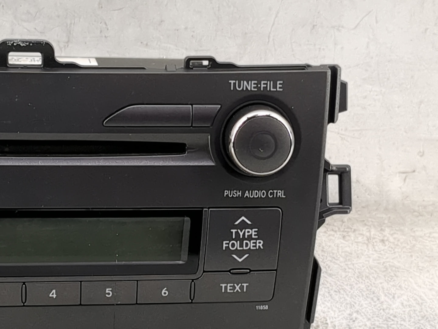 2011-2012 Toyota Corolla Radio AM FM Cd Player Receiver Replacement P/N:86120-02E60 123000-34100101 Fits Fits 2011 2012 OEM 