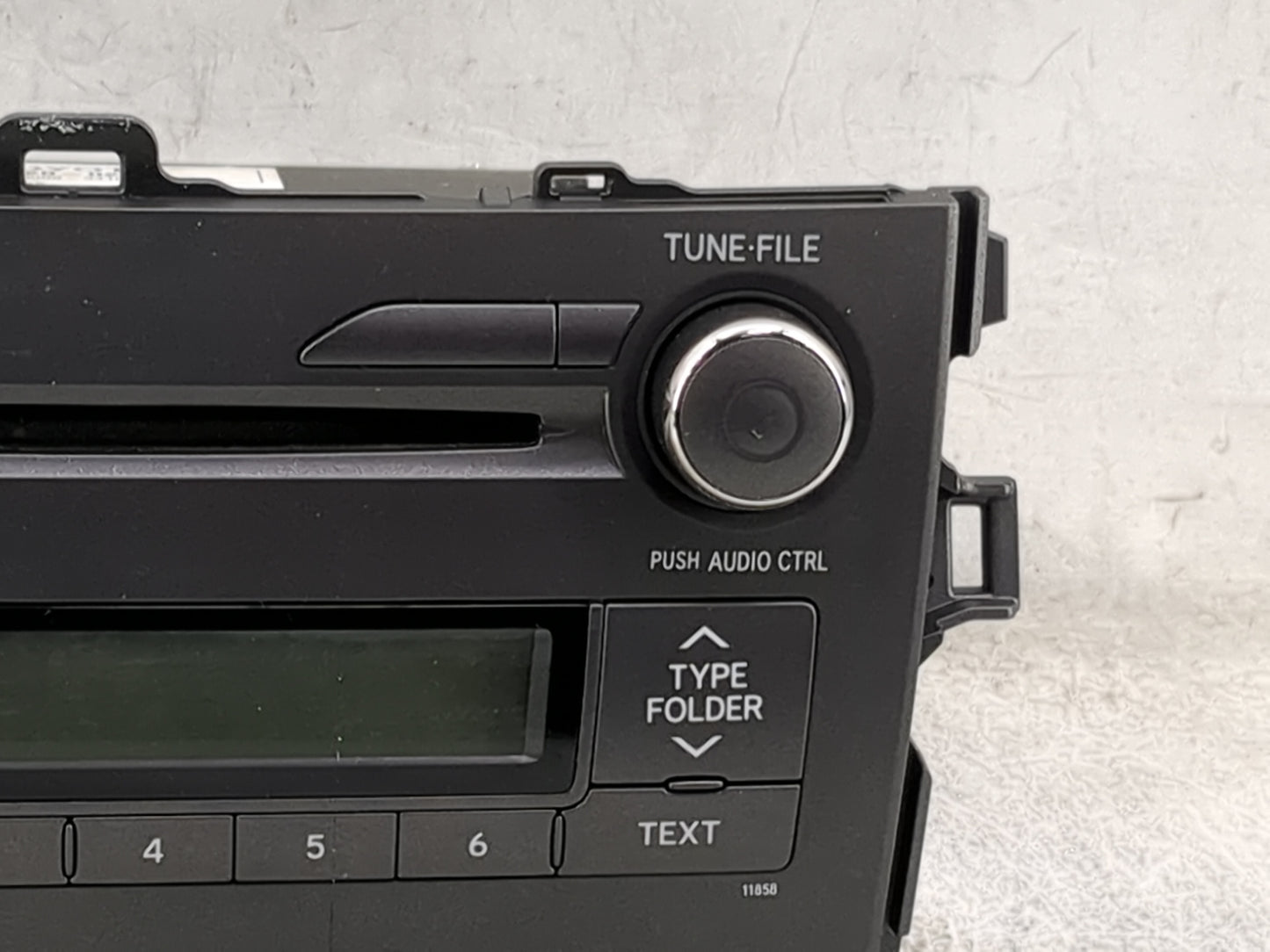 2011-2012 Toyota Corolla Radio AM FM Cd Player Receiver Replacement P/N:86120-02E60 123000-34100101 Fits Fits 2011 2012 OEM 