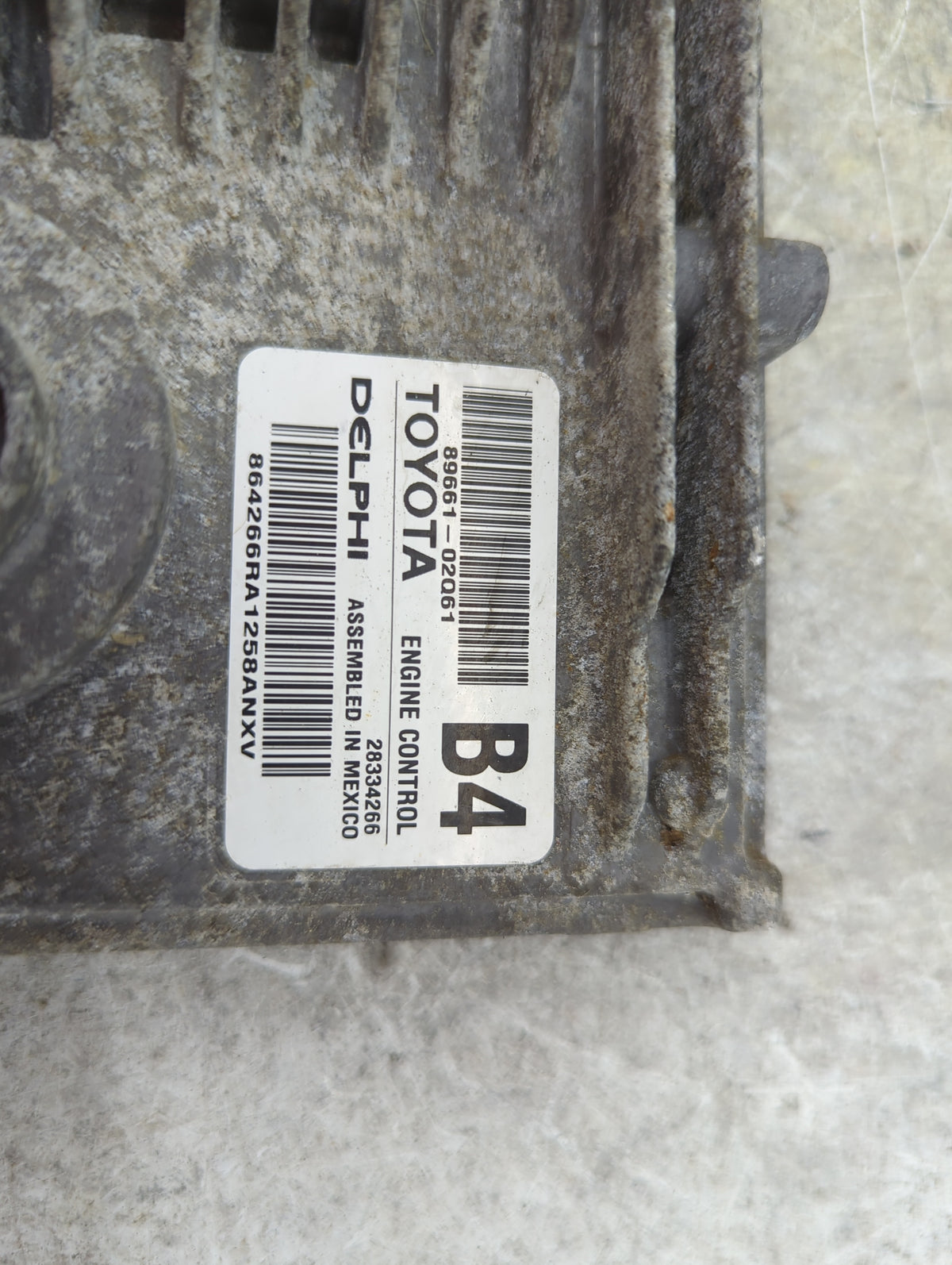2011 Toyota Corolla PCM Engine Control Computer ECU ECM PCU OEM P/N:89661-02061 28334266 Fits OEM Used Auto Parts - Oemuseda