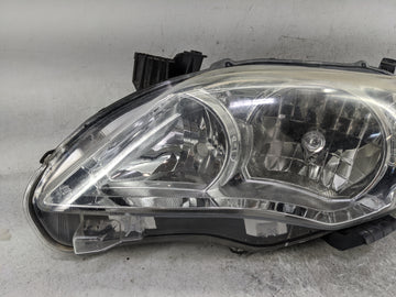 2011-2013 Toyota Corolla Driver Left Oem Head Light Headlight Lamp Black