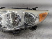 2011-2013 Toyota Corolla Driver Left Oem Head Light Headlight Lamp Black - Oemusedautoparts1.com