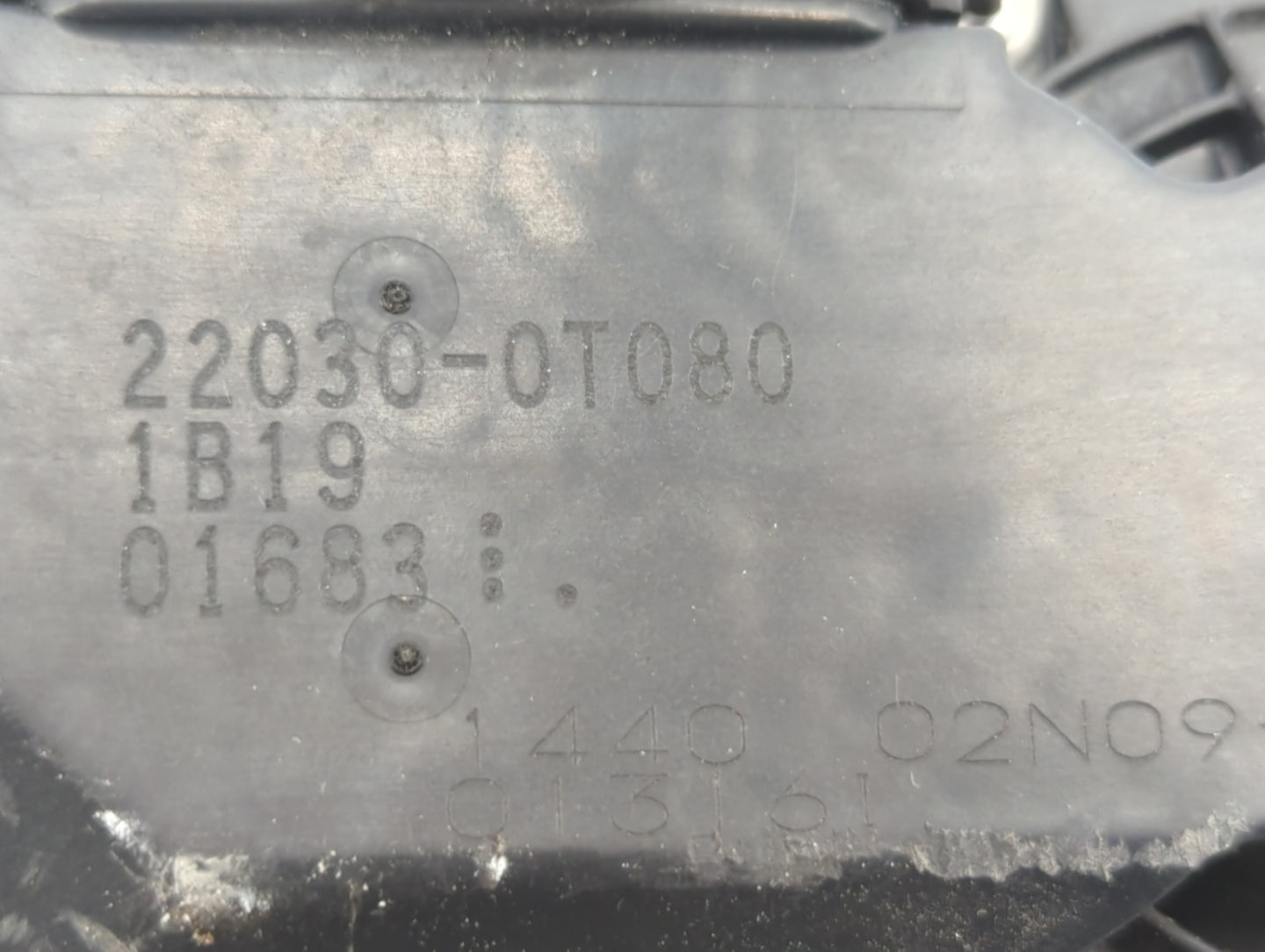 2011-2019 Toyota Corolla Throttle Body P/N:22030-0T080 Fits Fits 2011 2012 2013 2014 2015 2016 2017 2018 2019 OEM Used Auto 