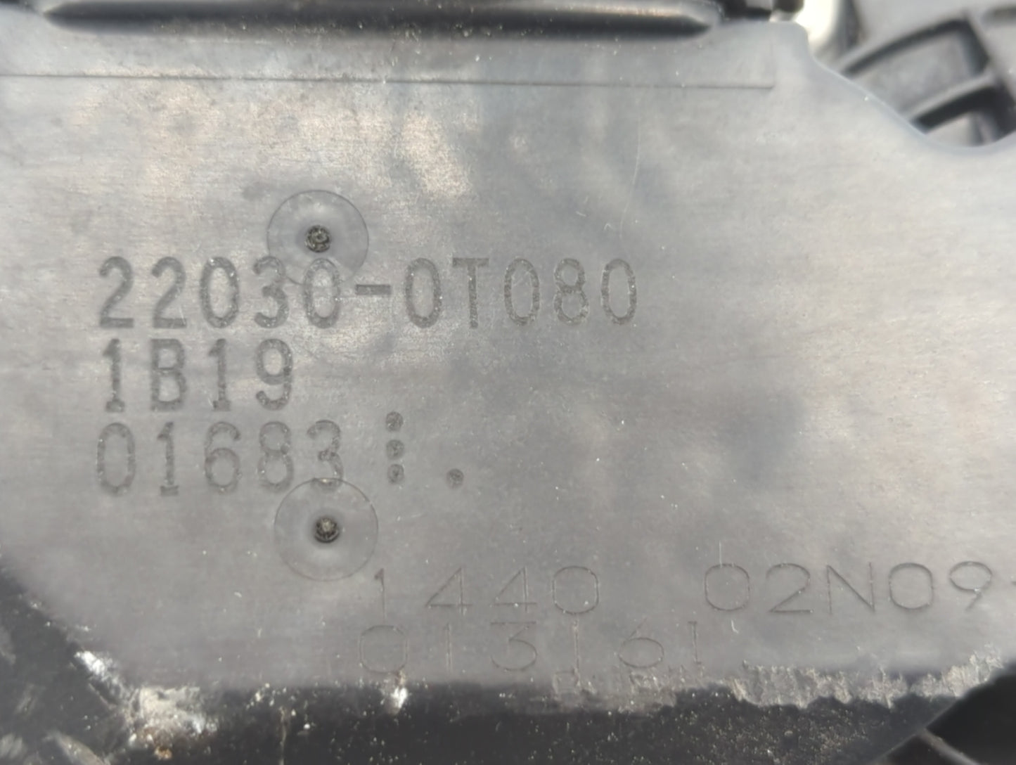 2011-2019 Toyota Corolla Throttle Body P/N:22030-0T080 Fits Fits 2011 2012 2013 2014 2015 2016 2017 2018 2019 OEM Used Auto 