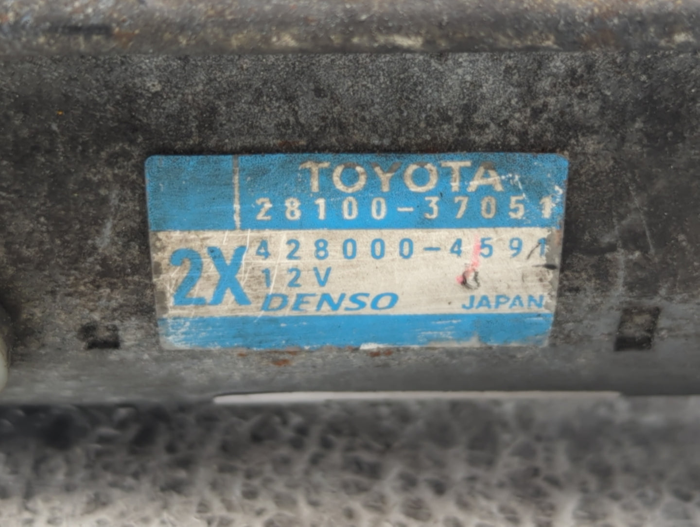 2009-2016 Toyota Corolla Car Starter Motor Solenoid OEM P/N:28100-37051 TN428000-4302 Fits OEM Used Auto Parts - Oemusedauto