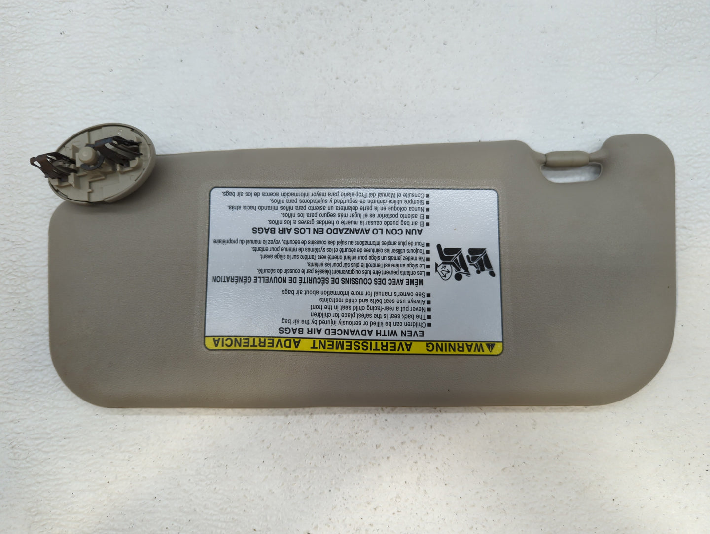 2009-2013 Toyota Corolla Sun Visor Shade Replacement Passenger Right Mirror Fits Fits 2009 2010 2011 2012 2013 OEM Used Auto