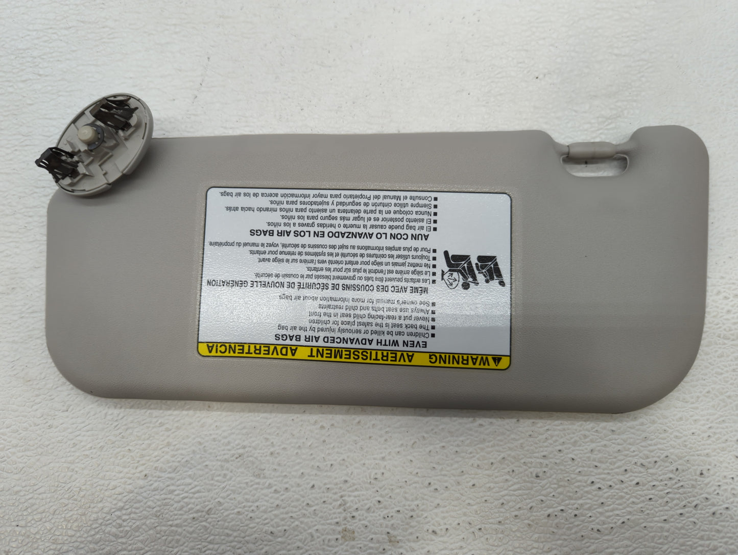 2009-2013 Toyota Corolla Sun Visor Shade Replacement Passenger Right Mirror Fits Fits 2009 2010 2011 2012 2013 OEM Used Auto