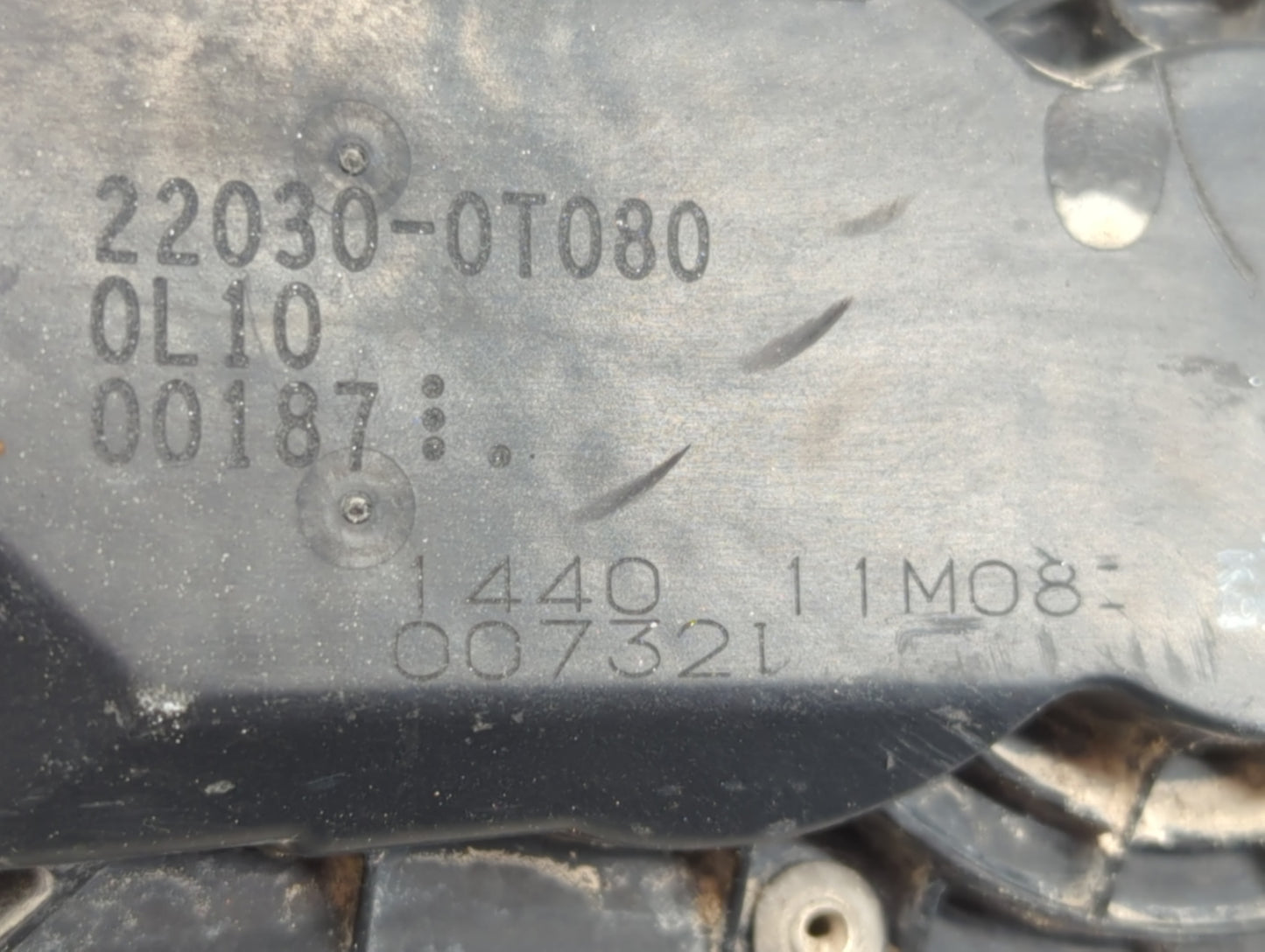 2011-2019 Toyota Corolla Throttle Body P/N:22030-0T080 Fits Fits 2011 2012 2013 2014 2015 2016 2017 2018 2019 OEM Used Auto 