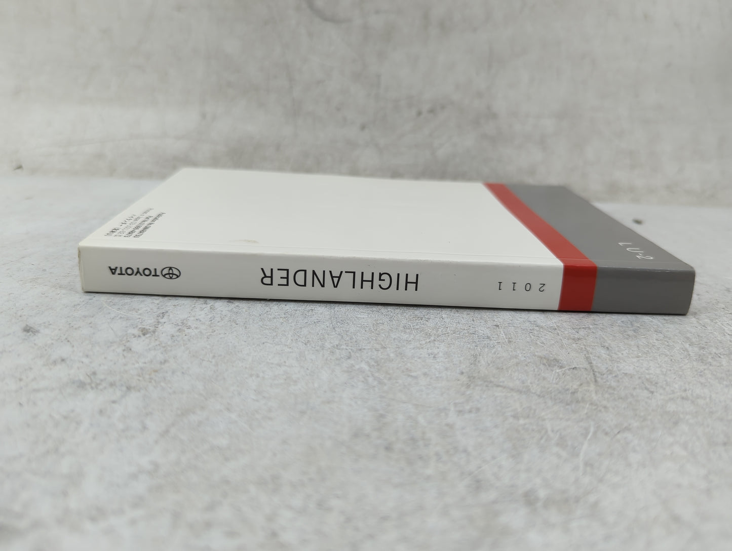 2011 Toyota Highlander Owners Manual Book Guide P/N:OM48A73U 01999-48A73 OEM Used Auto Parts - Oemusedautoparts1.com