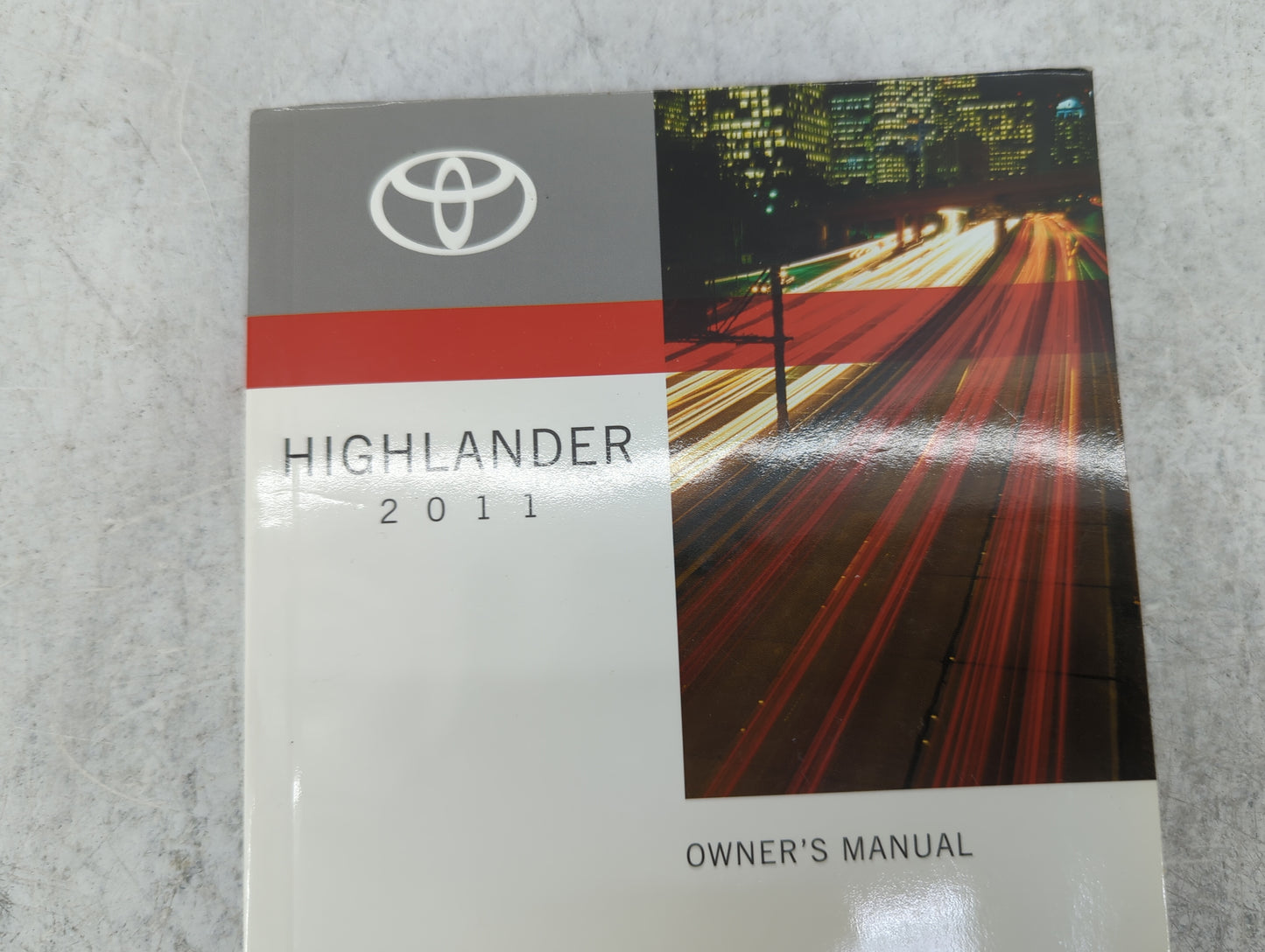 2011 Toyota Highlander Owners Manual Book Guide P/N:OM48A73U 01999-48A73 OEM Used Auto Parts - Oemusedautoparts1.com