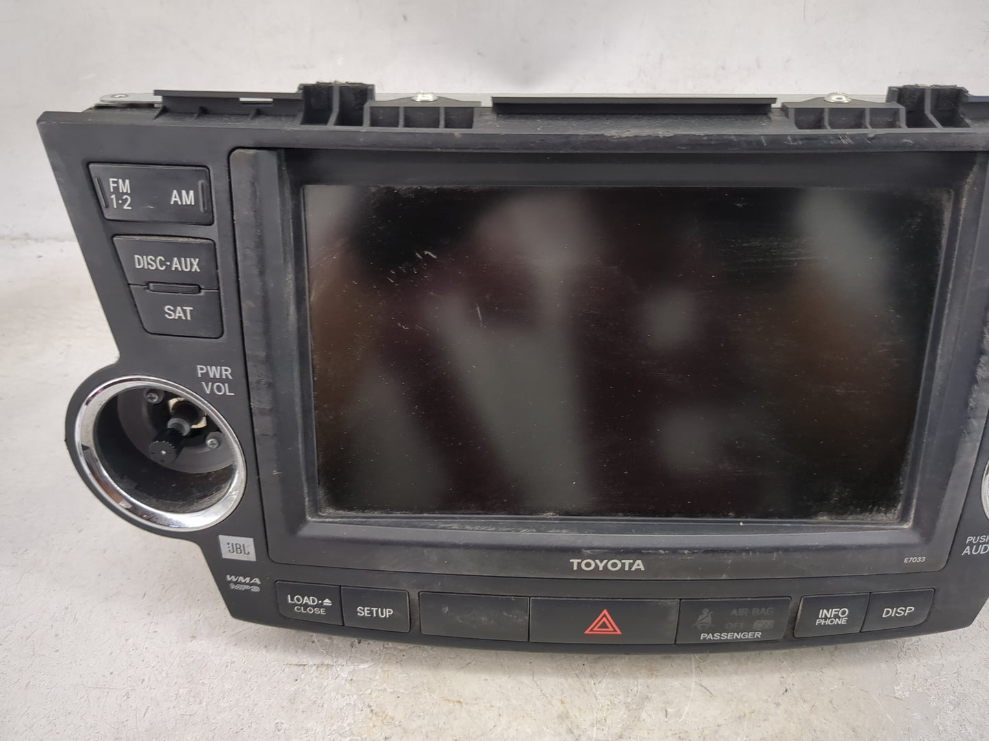 2011-2013 Toyota Highlander Radio AM FM Cd Player Receiver Replacement P/N:86120-48M70 468100-0911 Fits Fits 2011 2012 2013 