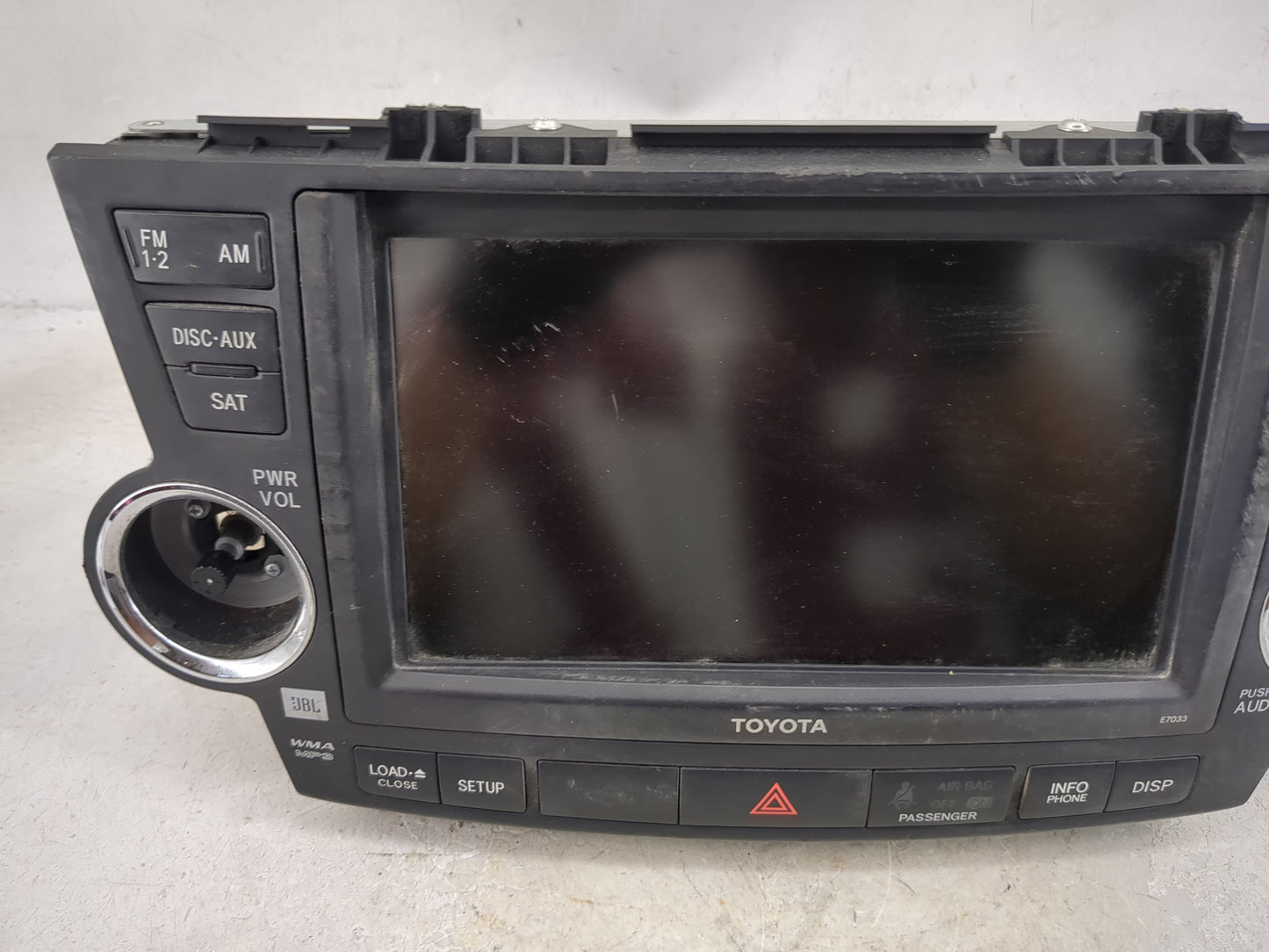 2011-2013 Toyota Highlander Radio AM FM Cd Player Receiver Replacement P/N:86120-48M70 468100-0911 Fits Fits 2011 2012 2013 