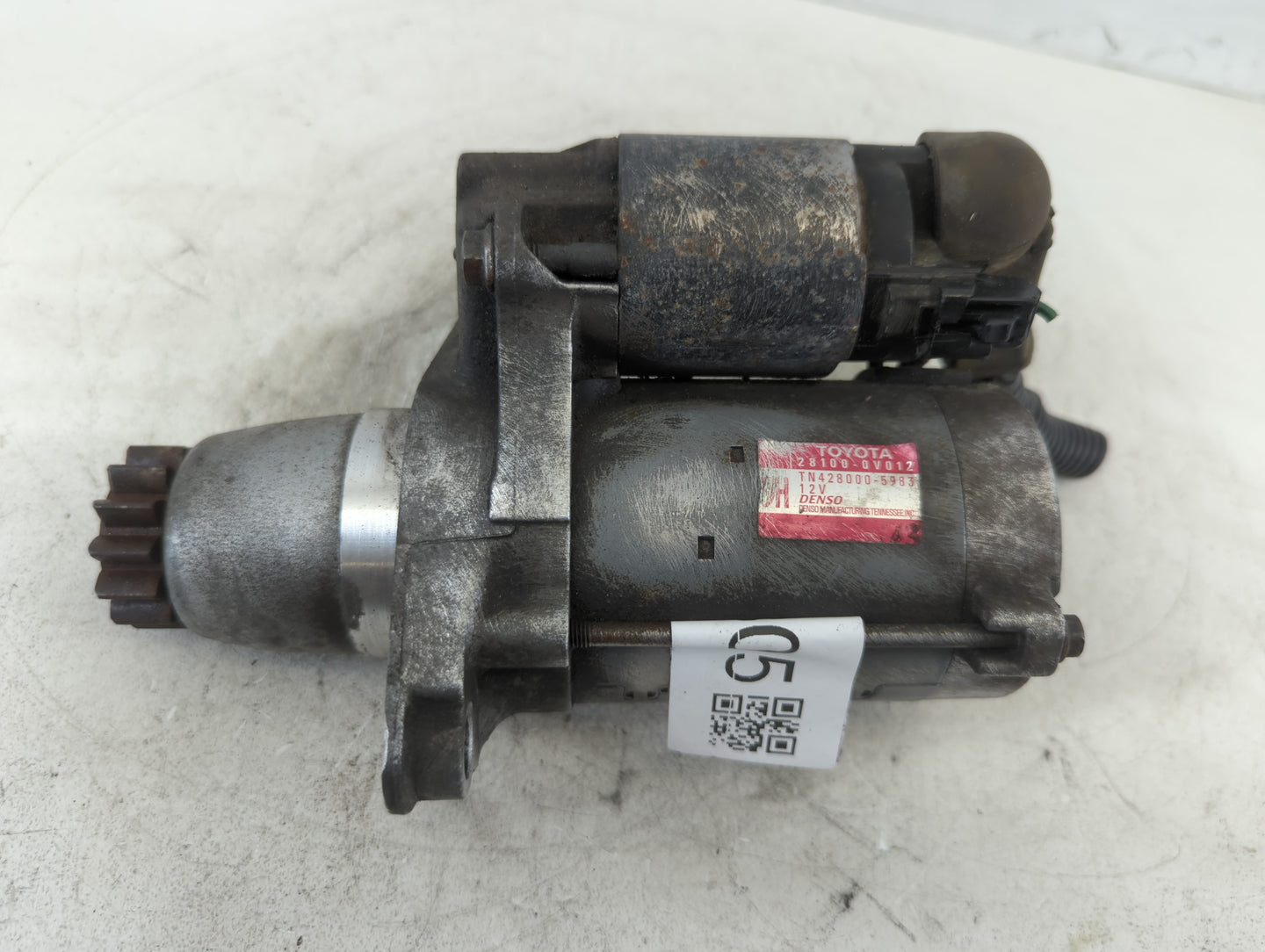 2009-2012 Toyota Highlander Car Starter Motor Solenoid OEM P/N:428000-5983 28100-0V012 Fits OEM Used Auto Parts - Oemusedaut