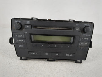 2010-2011 Toyota Prius Radio AM FM Cd Player Receiver Replacement P/N:86120-47290 Fits Fits 2010 2011 OEM Used Auto Parts - 