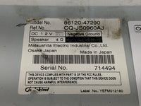 2010-2011 Toyota Prius Radio AM FM Cd Player Receiver Replacement P/N:86120-47290 Fits Fits 2010 2011 OEM Used Auto Parts - 