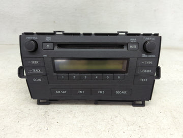 2010-2011 Toyota Prius Radio AM FM Cd Player Receiver Replacement P/N:86120-47290 Fits Fits 2010 2011 OEM Used Auto Parts - 