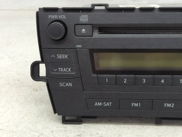 2010-2011 Toyota Prius Radio AM FM Cd Player Receiver Replacement P/N:86120-47290 Fits Fits 2010 2011 OEM Used Auto Parts