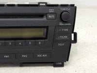 2010-2011 Toyota Prius Radio AM FM Cd Player Receiver Replacement P/N:86120-47290 Fits Fits 2010 2011 OEM Used Auto Parts - 
