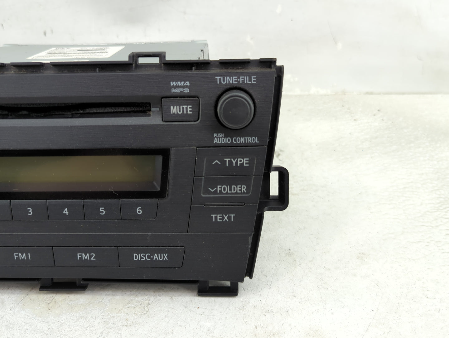 2010-2011 Toyota Prius Radio AM FM Cd Player Receiver Replacement P/N:86120-47290 CQ-JS0960AJ Fits Fits 2010 2011 OEM Used A