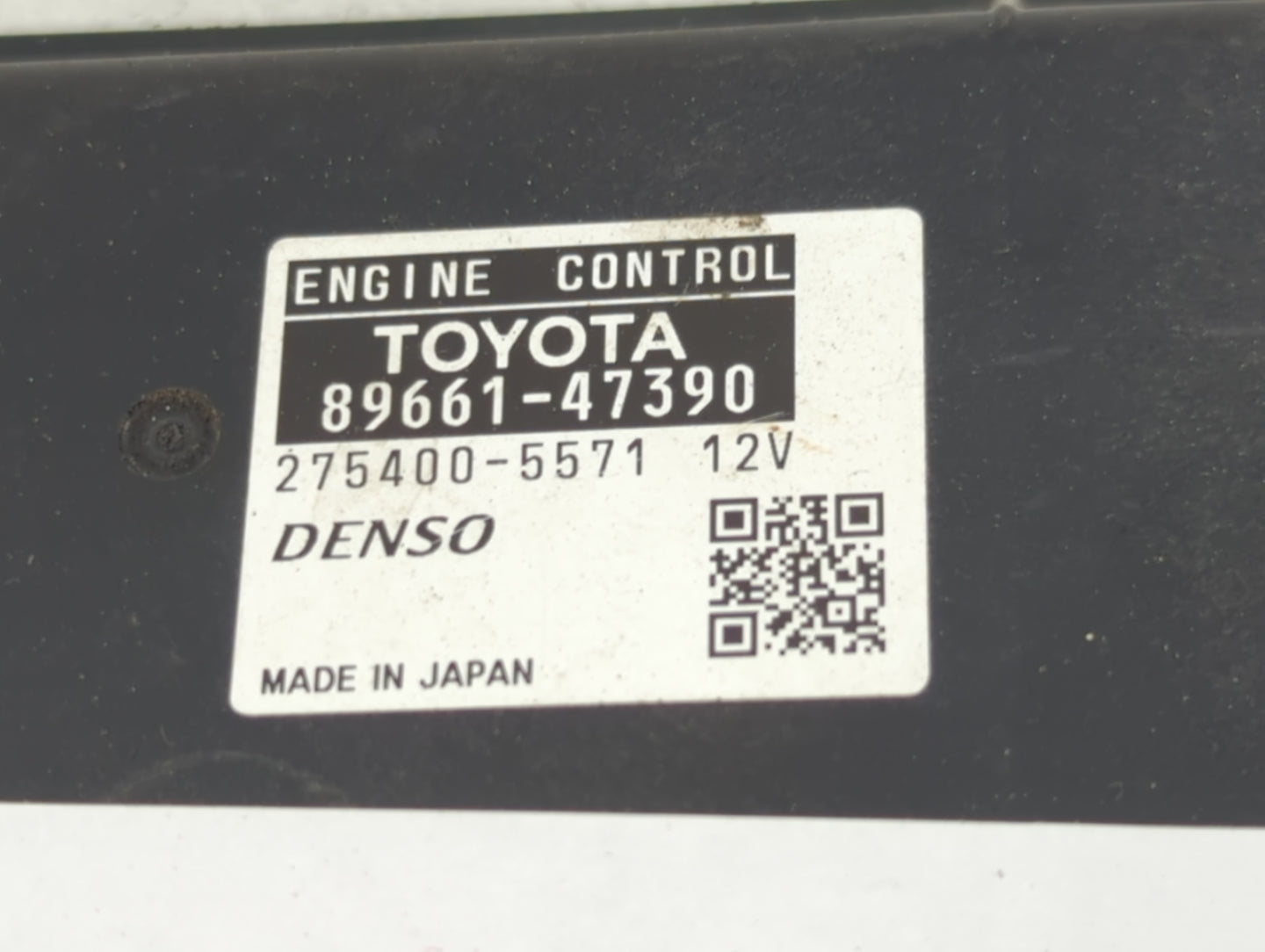 2011 Toyota Prius PCM Engine Control Computer ECU ECM PCU OEM P/N:89661-47390 275400-5571 Fits OEM Used Auto Parts - Oemused