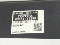 2011 Toyota Prius PCM Engine Control Computer ECU ECM PCU OEM P/N:89661-47390 275400-5571 Fits OEM Used Auto Parts - Oemused