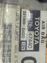 2010-2012 Toyota Prius Safety Restraint Srs Airbag Control Module - Oemusedautoparts1.com