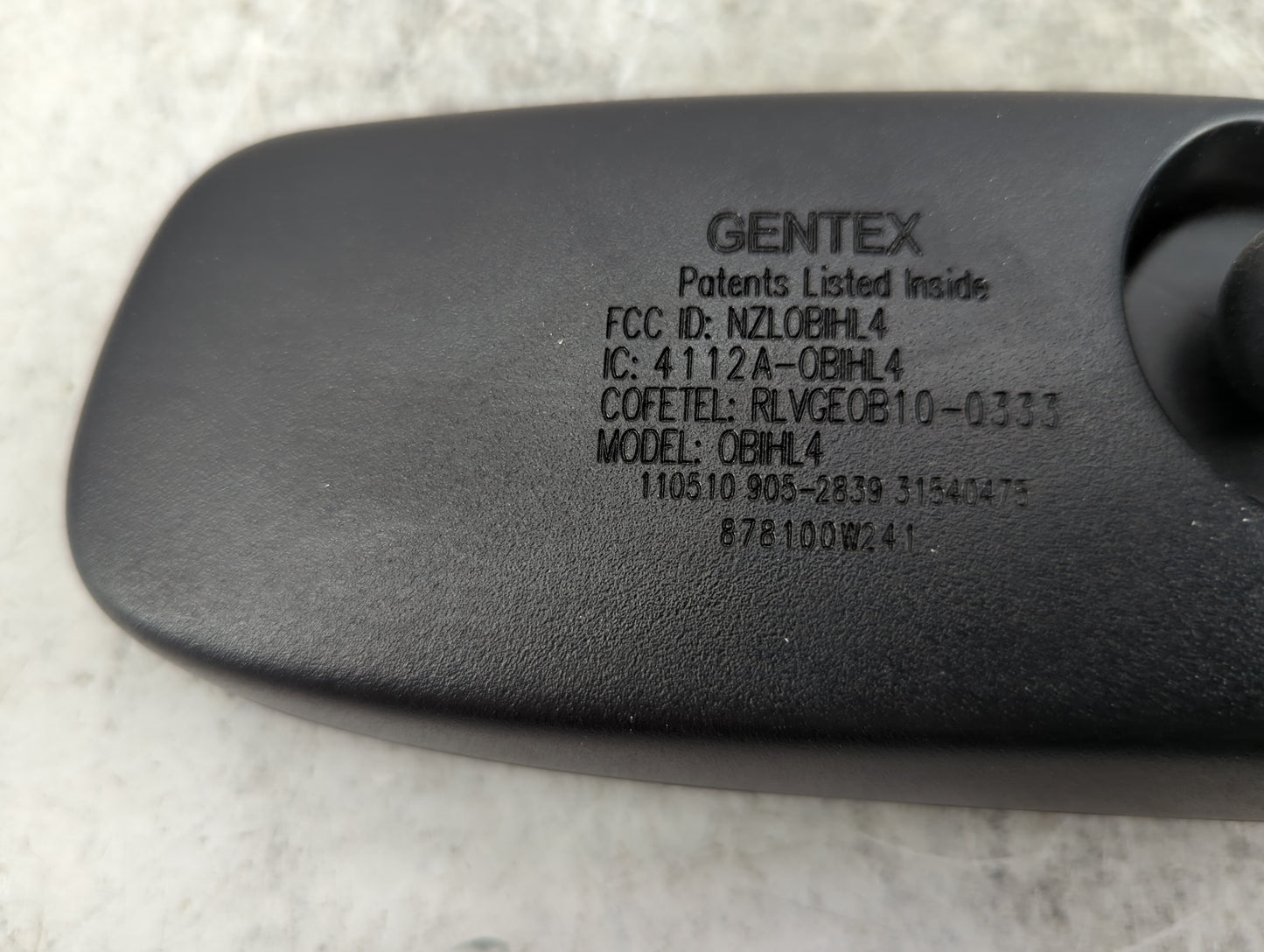 2010-2015 Toyota Prius Interior Rear View Mirror Replacement OEM P/N:NZLOBIHL4 4112A-OBIHL4 Fits OEM Used Auto Parts - Oemus