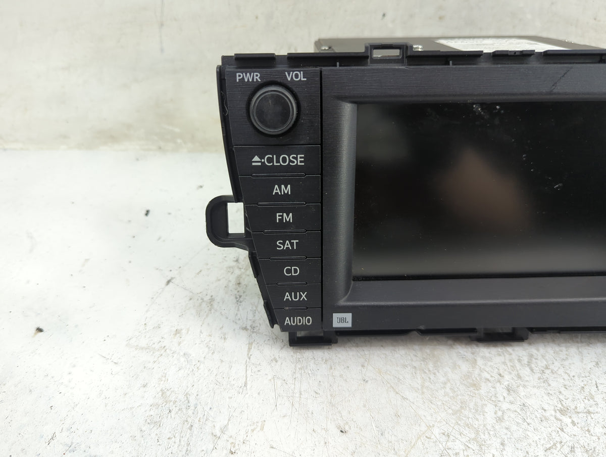 2010-2011 Toyota Prius Radio AM FM Cd Player Receiver Replacement P/N:86120-47390 468100-0587 Fits Fits 2010 2011 OEM Used A