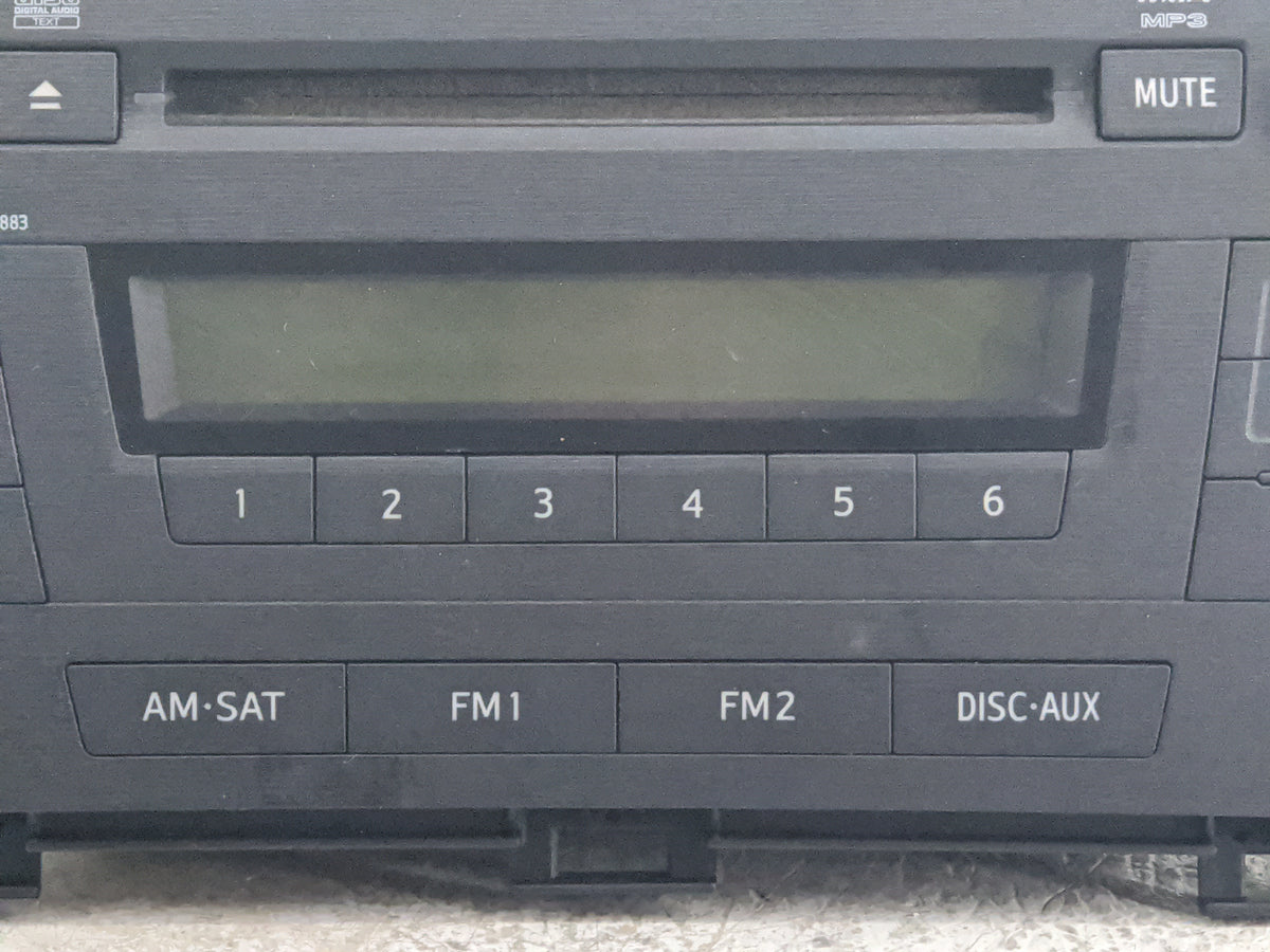 2010-2011 Toyota Prius Radio AM FM Cd Player Receiver Replacement P/N:86120-47290 CQ-JS0960AJ Fits Fits 2010 2011 OEM Used A