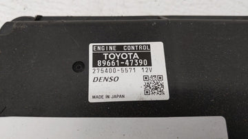2011 Toyota Prius PCM Engine Control Computer ECU ECM PCU OEM P/N:89661-47390 89681-47211 Fits OEM Used Auto Parts