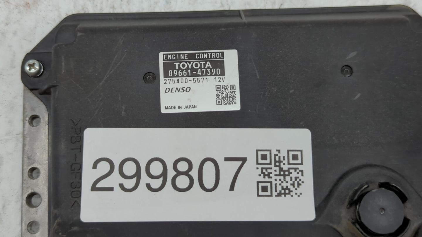 2011 Toyota Prius PCM Engine Control Computer ECU ECM PCU OEM P/N:89661-47390 89681-47211 Fits OEM Used Auto Parts - Oemused