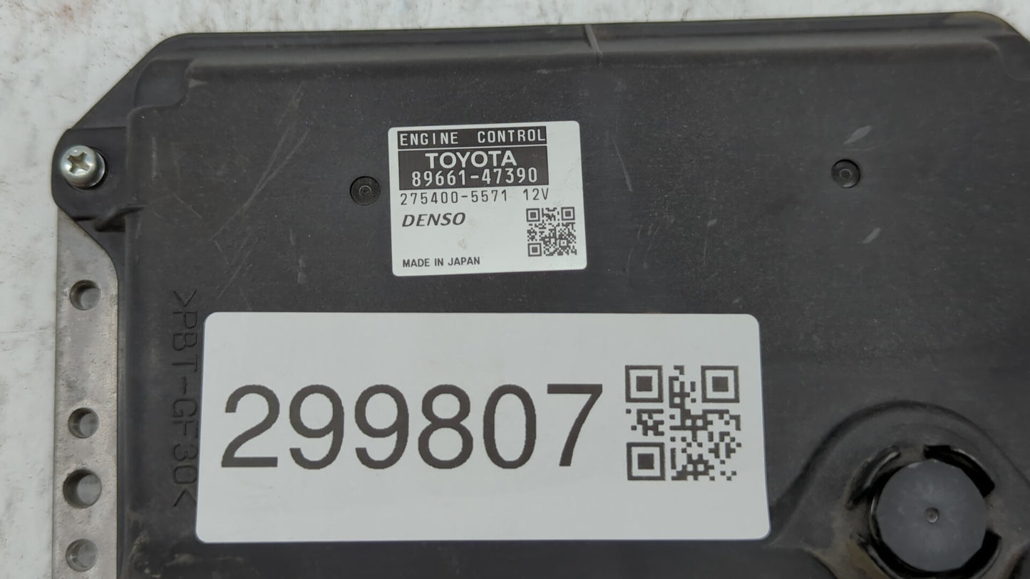2011 Toyota Prius PCM Engine Control Computer ECU ECM PCU OEM P/N:89661-47390 89681-47211 Fits OEM Used Auto Parts - Oemused