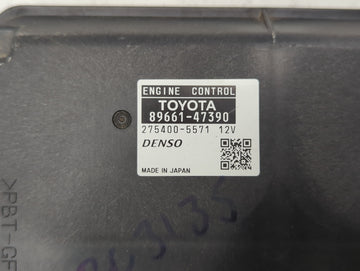 2011 Toyota Prius PCM Engine Control Computer ECU ECM PCU OEM P/N:89661-47390 89681-47211 Fits OEM Used Auto Parts