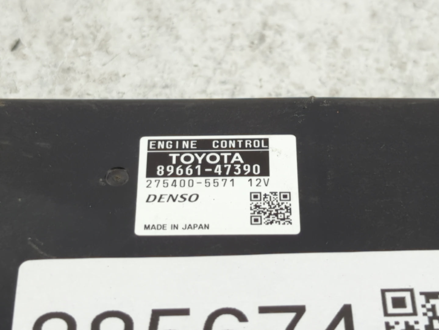2011 Toyota Prius PCM Engine Control Computer ECU ECM PCU OEM P/N:89661-47390 89681-47211 Fits OEM Used Auto Parts - Oemused
