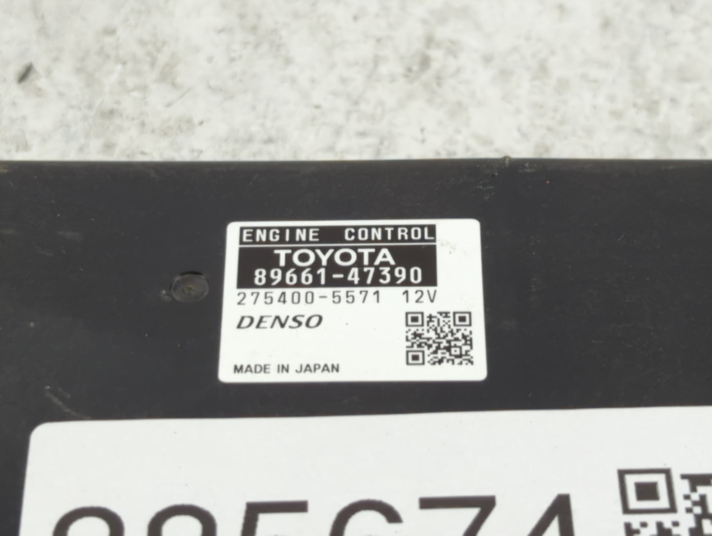 2011 Toyota Prius PCM Engine Control Computer ECU ECM PCU OEM P/N:89661-47390 89681-47211 Fits OEM Used Auto Parts - Oemused