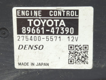 2011 Toyota Prius PCM Engine Control Computer ECU ECM PCU OEM P/N:89661-47390 89681-47211 Fits OEM Used Auto Parts