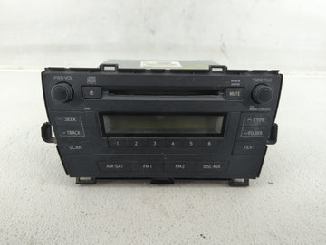 2010-2011 Toyota Prius Radio AM FM Cd Player Receiver Replacement P/N:86120-47290 Fits Fits 2010 2011 OEM Used Auto Parts - 