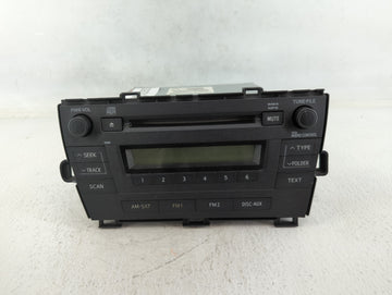2010-2011 Toyota Prius Radio AM FM Cd Player Receiver Replacement P/N:86120-47290 Fits Fits 2010 2011 OEM Used Auto Parts - 