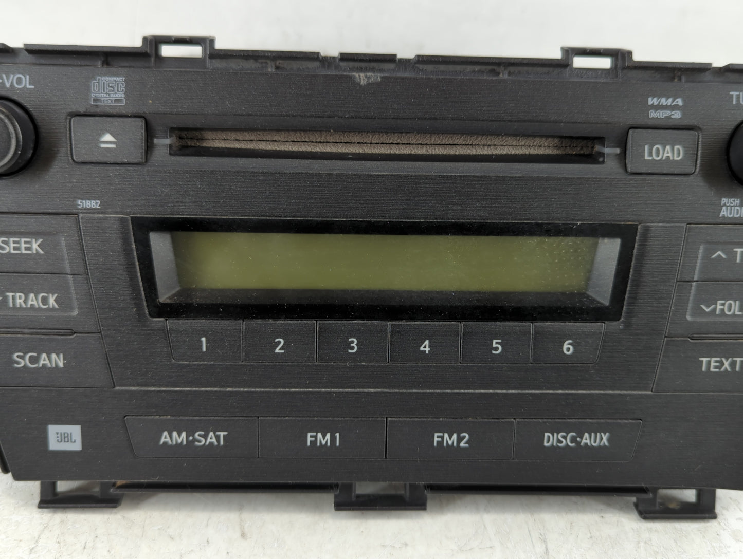 2010-2011 Toyota Prius Am Fm Cd Player Radio Receiver - Oemusedautoparts1.com