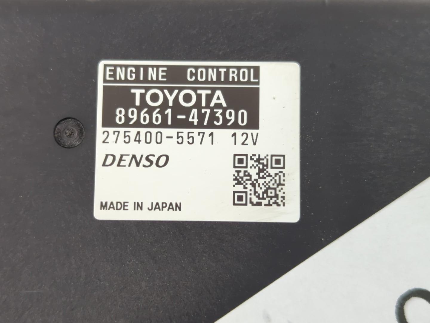 2011 Toyota Prius PCM Engine Control Computer ECU ECM PCU OEM P/N:275400-47390 89661-47390 Fits OEM Used Auto Parts - Oemuse