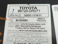 2010-2011 Toyota Rav4 Radio AM FM Cd Player Receiver Replacement P/N:86120-0R071 Fits Fits 2010 2011 OEM Used Auto Parts - O