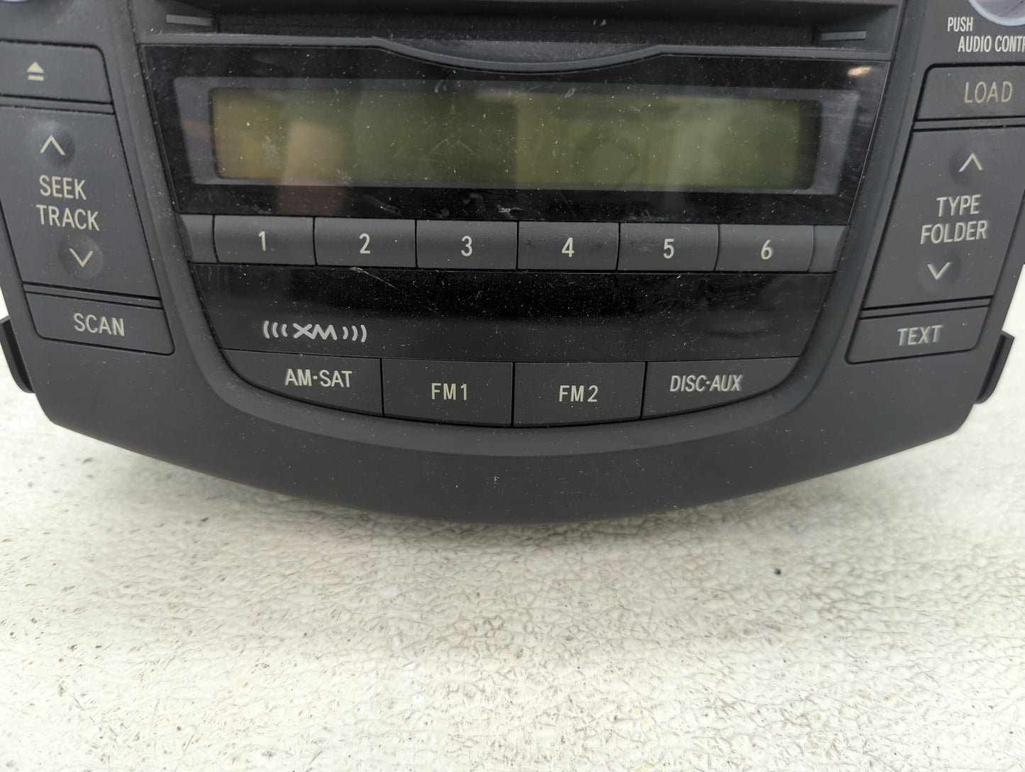 2009-2011 Toyota Rav4 Radio AM FM Cd Player Receiver Replacement P/N:86120-0R090 Fits Fits 2009 2010 2011 OEM Used Auto Part