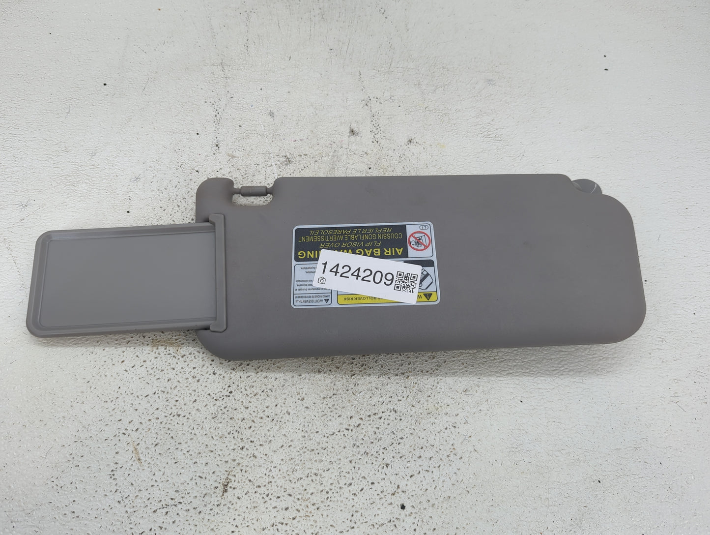 2010-2014 Toyota Rav4 Sun Visor Shade Replacement Driver Left Mirror Fits Fits 2010 2011 2012 2013 2014 OEM Used Auto Parts 