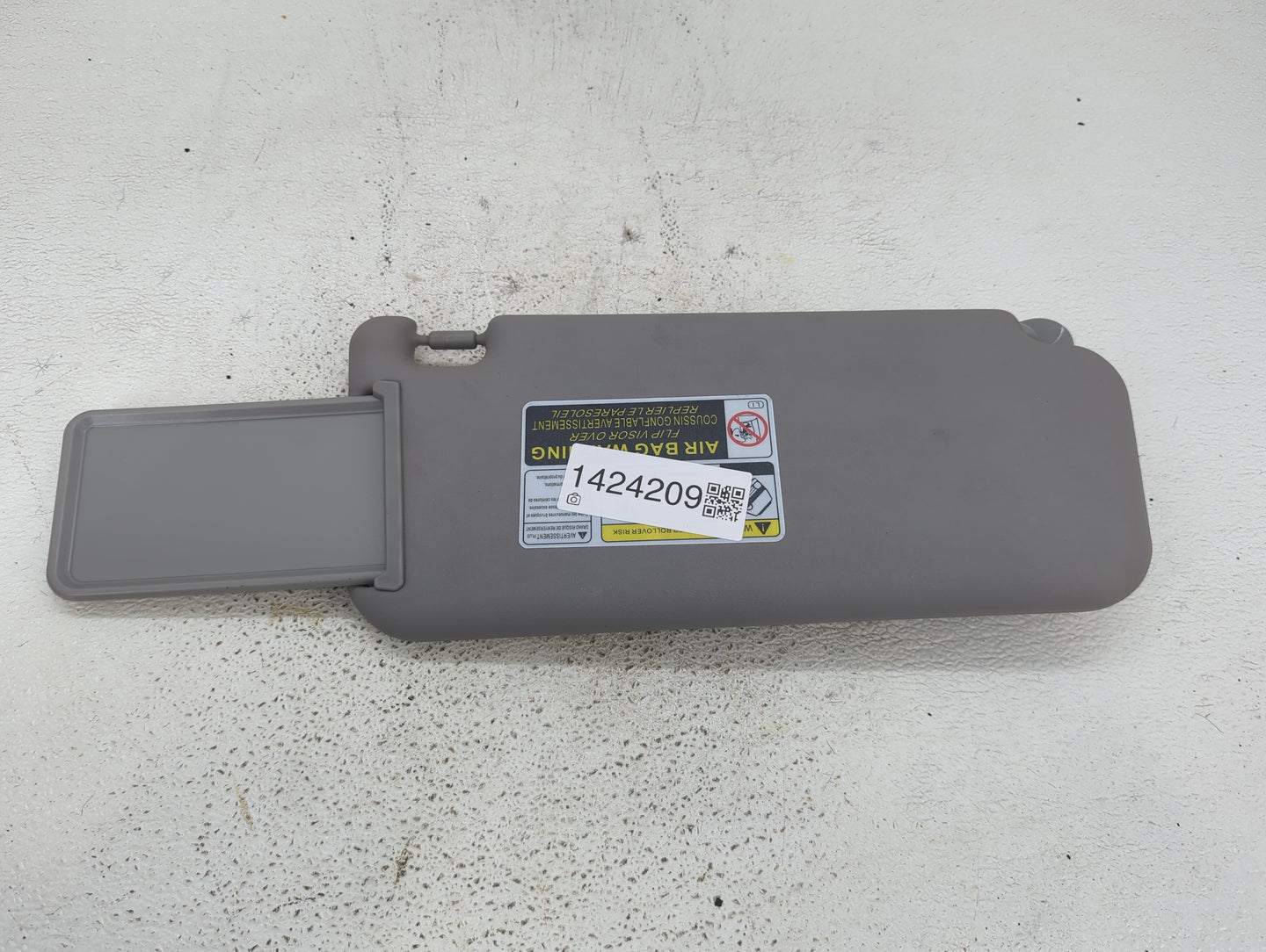 2010-2014 Toyota Rav4 Sun Visor Shade Replacement Driver Left Mirror Fits Fits 2010 2011 2012 2013 2014 OEM Used Auto Parts 