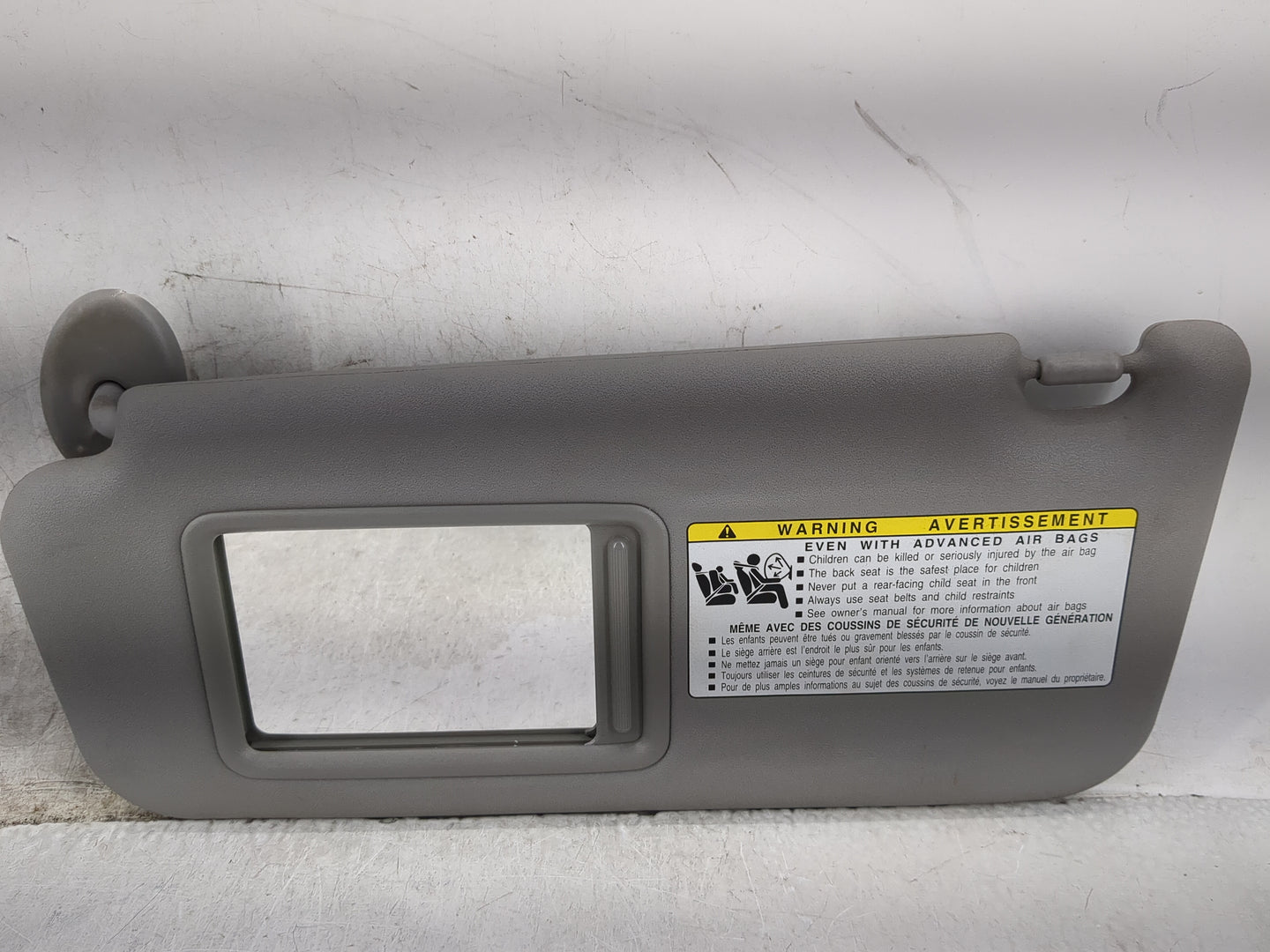 2010-2014 Toyota Rav4 Sun Visor Shade Replacement Driver Left Mirror Fits Fits 2010 2011 2012 2013 2014 OEM Used Auto Parts 