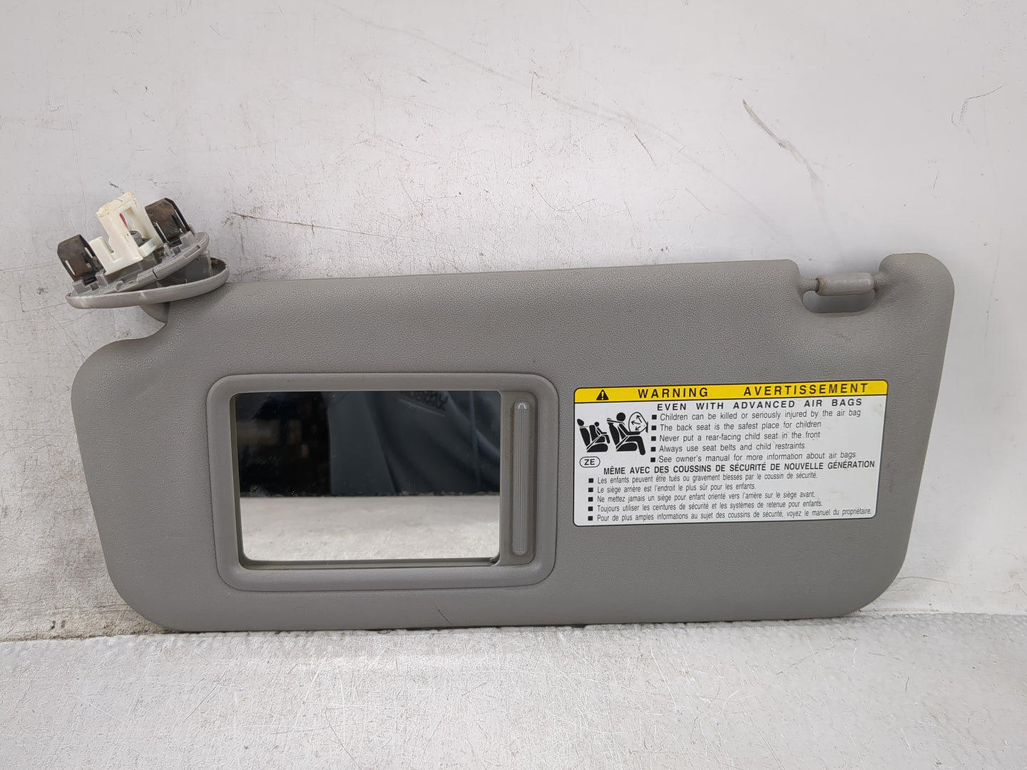 2010-2014 Toyota Rav4 Sun Visor Shade Replacement Driver Left Mirror Fits Fits 2010 2011 2012 2013 2014 OEM Used Auto Parts 