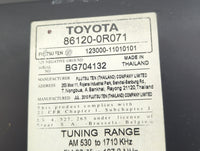 2010-2011 Toyota Rav4 Radio AM FM Cd Player Receiver Replacement P/N:86120-0R071 Fits Fits 2010 2011 OEM Used Auto Parts - O