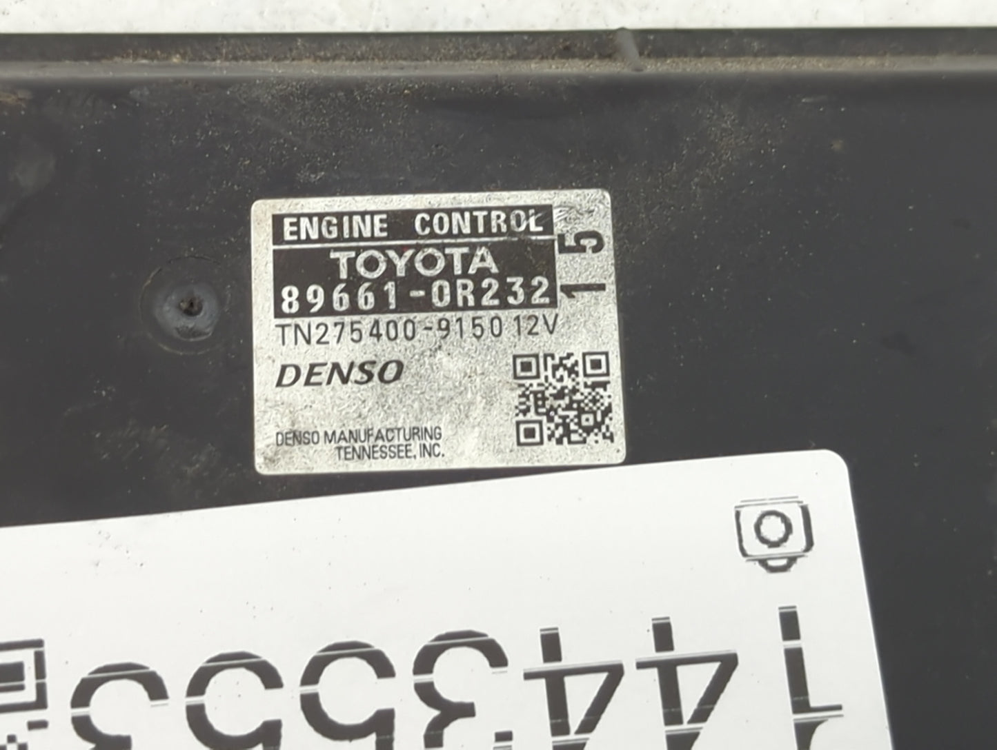 2011 Toyota Rav4 PCM Engine Control Computer ECU ECM PCU OEM P/N:89661-0R232 TN275400-9150 Fits OEM Used Auto Parts - Oemuse