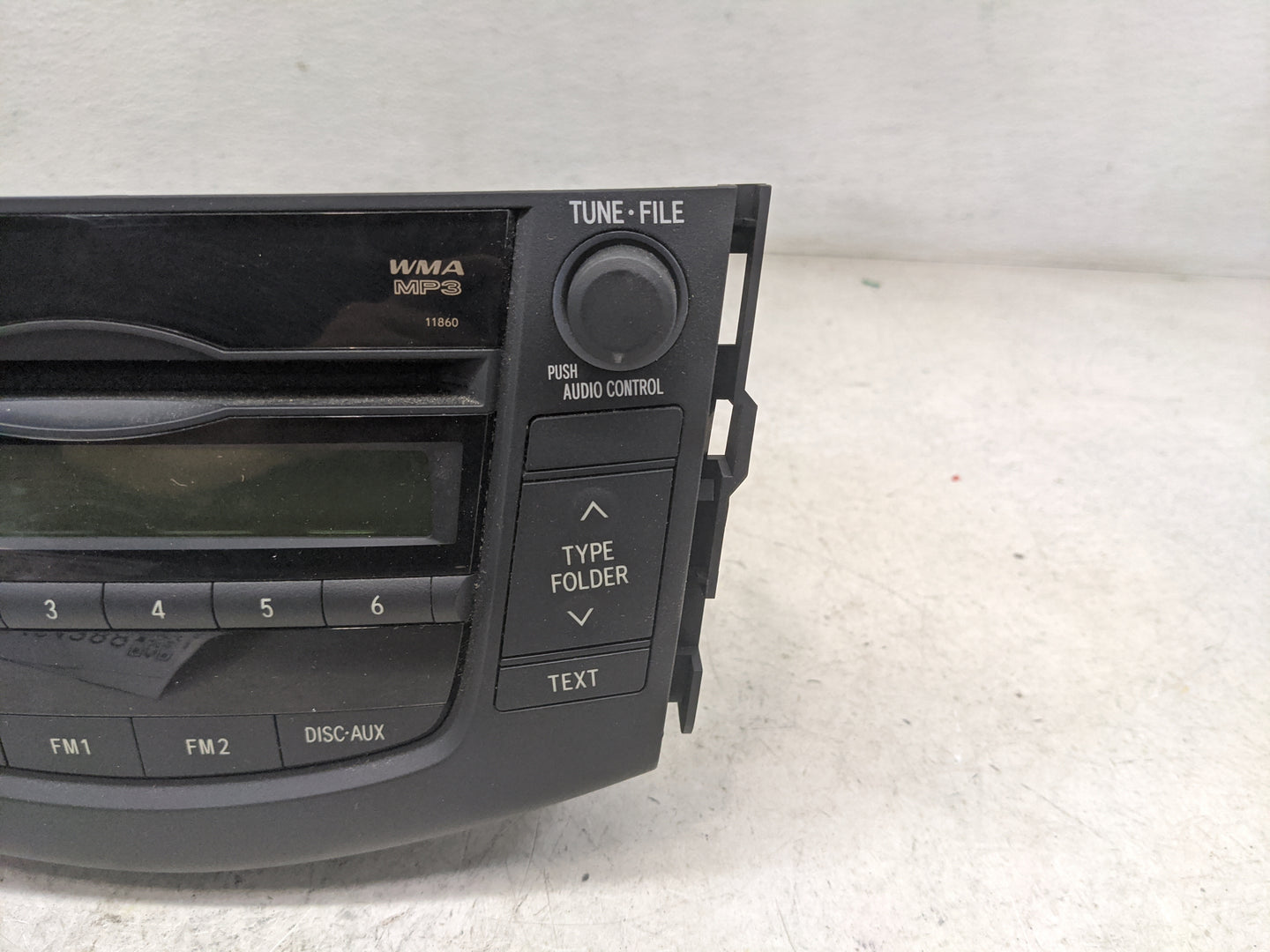 2010-2011 Toyota Rav4 Radio AM FM Cd Player Receiver Replacement P/N:86120-0R071 BGA05487, 123000-11010101 Fits Fits 2010 20