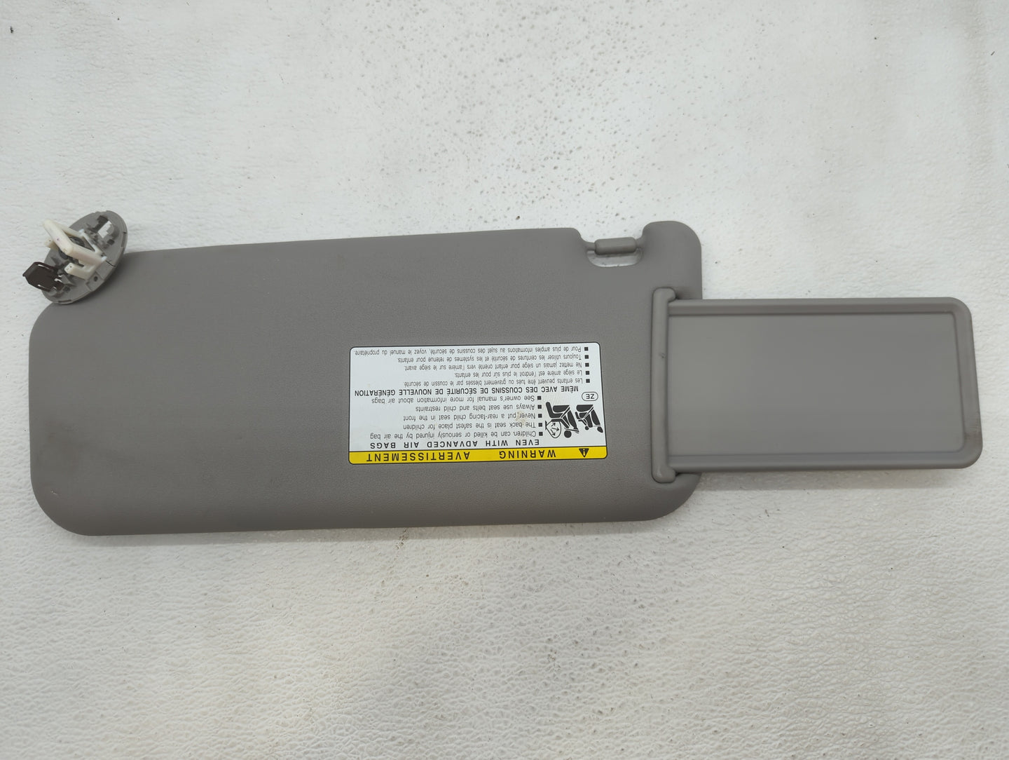 2010-2014 Toyota Rav4 Sun Visor Shade Replacement Passenger Right Mirror Fits Fits 2010 2011 2012 2013 2014 OEM Used Auto Pa