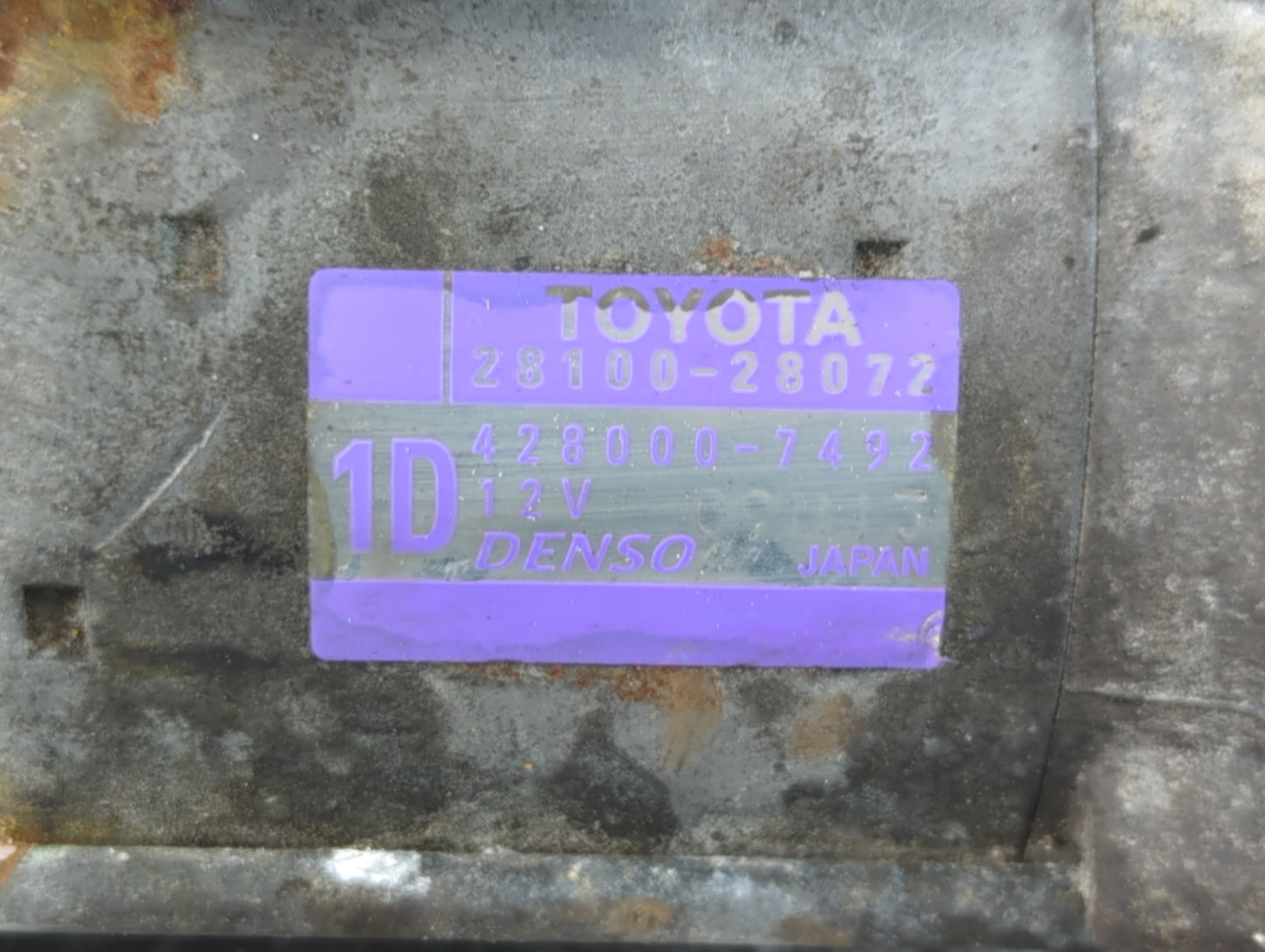 2009-2018 Toyota Rav4 Car Starter Motor Solenoid OEM P/N:28100-28072 Fits Fits 2009 2010 2011 2012 2016 2018 2019 2020 2021 